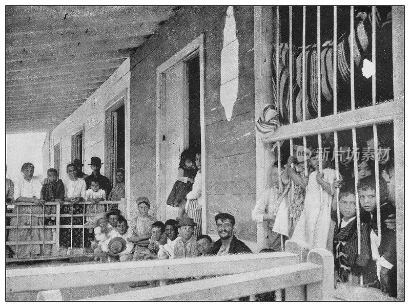 古色古香黑白照片:哈瓦那租约区