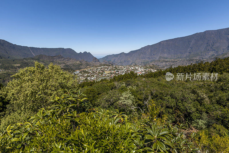 留尼汪岛的Cilaos村