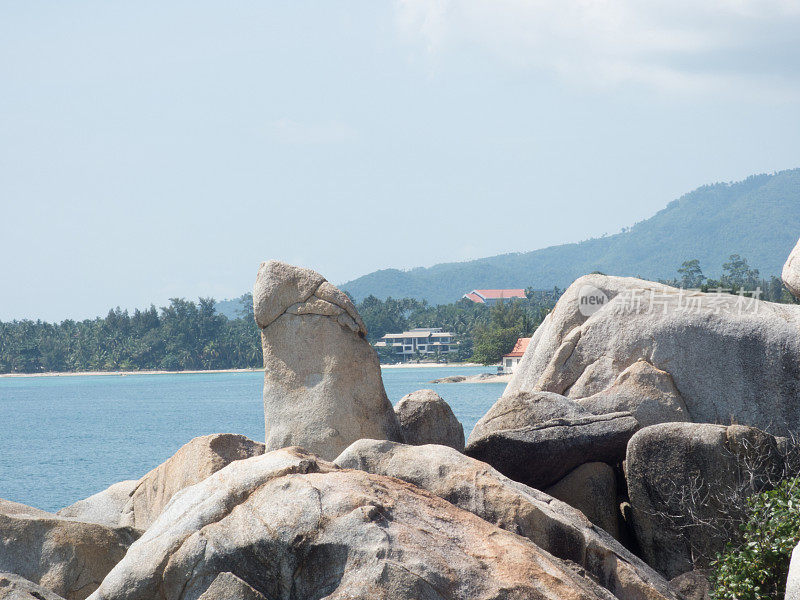 2015年泰国苏梅岛祖母祖父岩石海岸线