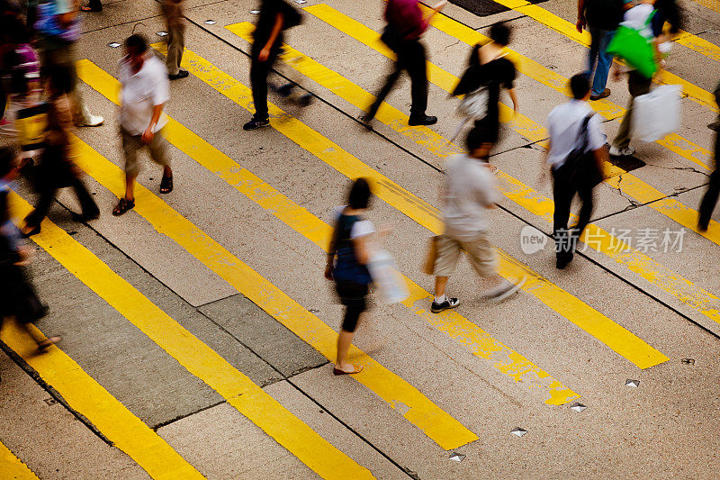 中国香港的街道