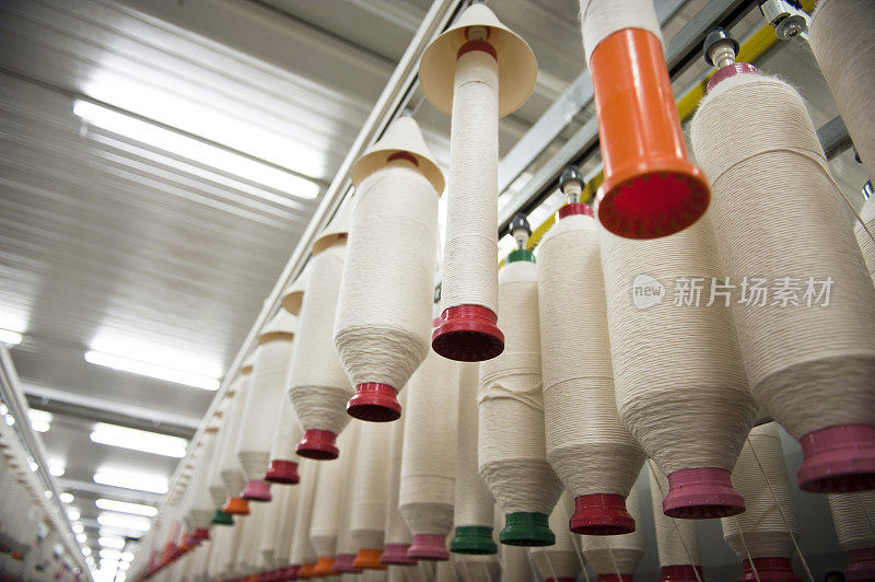 现代纺织工厂