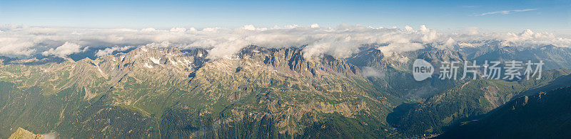 高山云山全景图