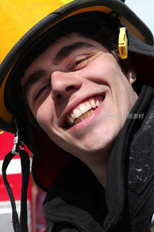 幸福的消防员