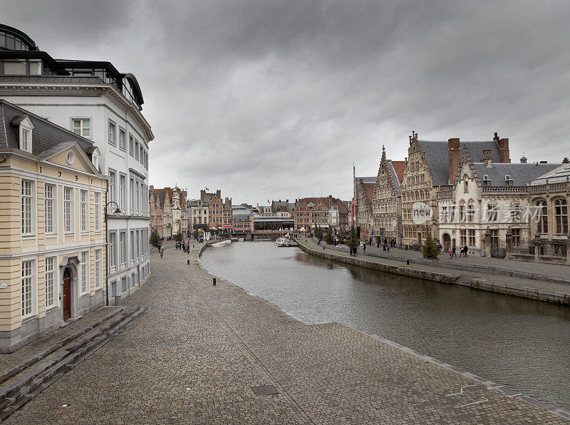 比利时中世纪城市根特