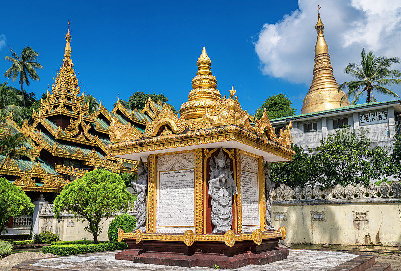 缅甸仰光辛古塔拉山大金塔神社