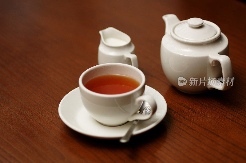 茶壶、茶杯和茶碟