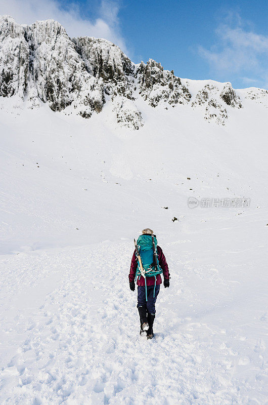 格伦科的女性登山者