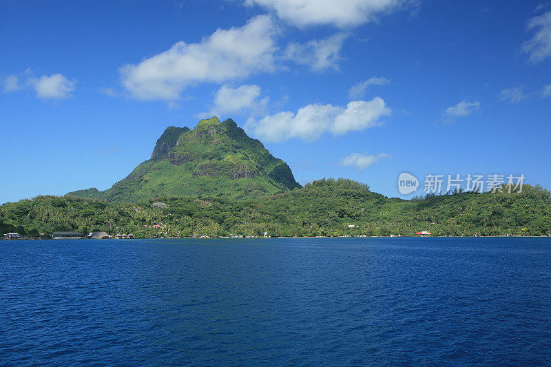 海景与顶天建筑