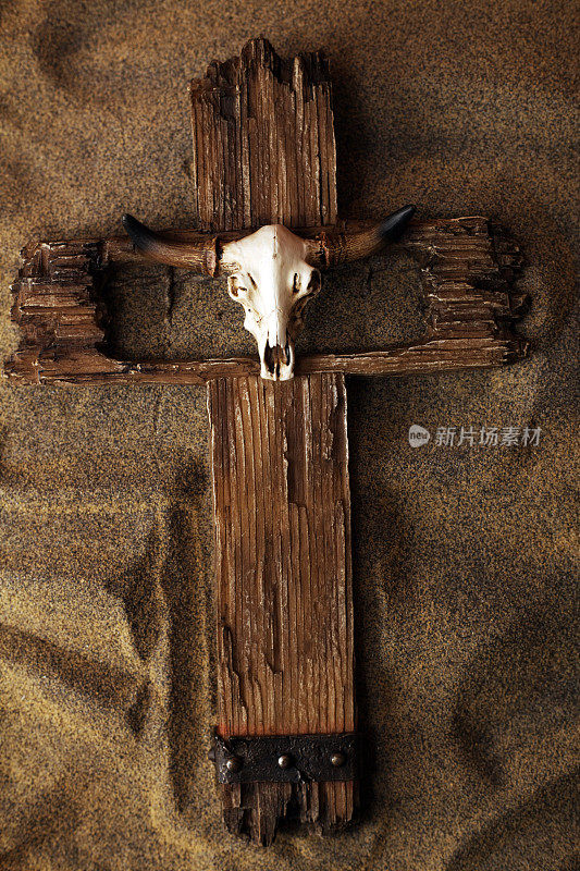 十字架和牛