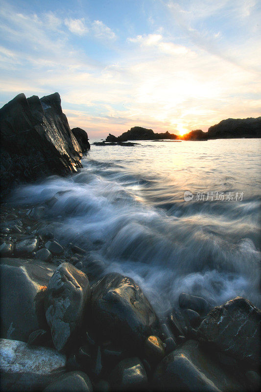 沿海日落