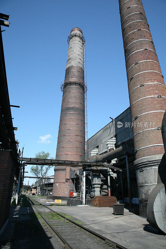 俄罗斯化工厂的烟囱