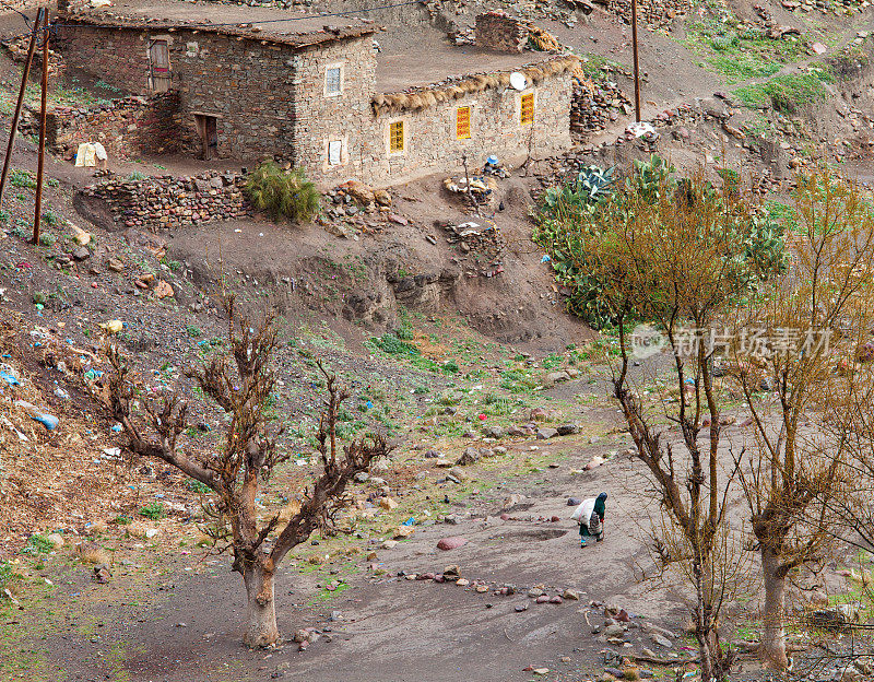 活动在山区村庄摩洛哥，非洲