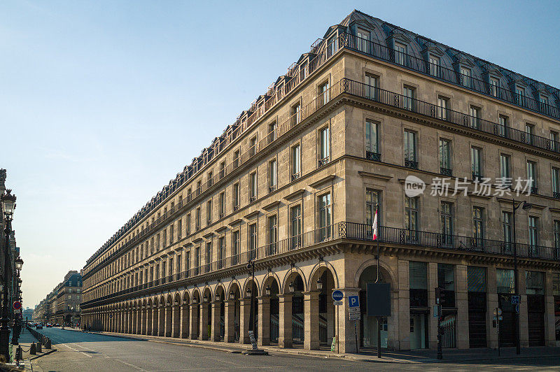 巴黎典型的奥斯曼风格建筑。