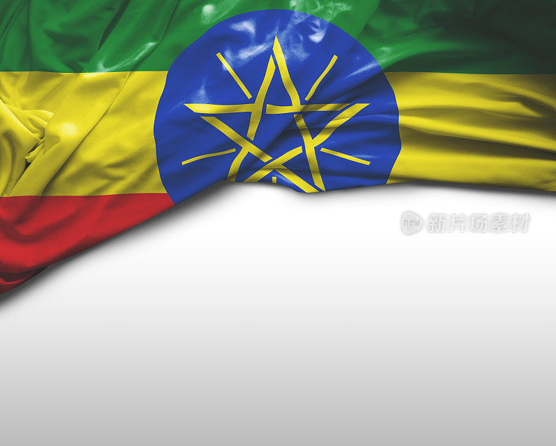埃塞俄比亚挥舞着国旗