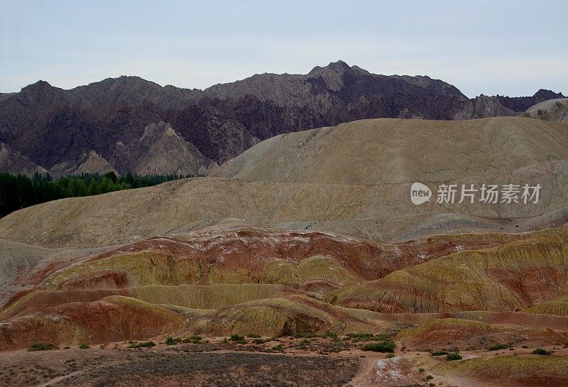 中国甘肃张掖丹霞地貌地质公园