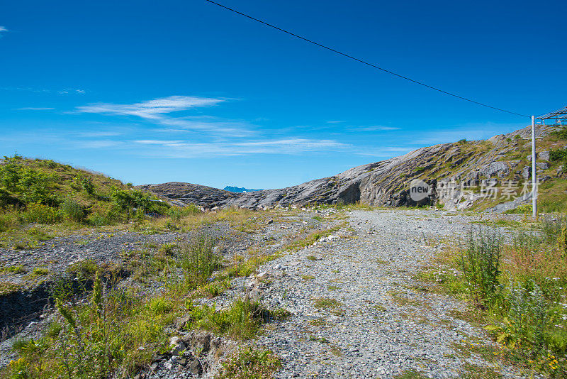 挪威罗浮敦群岛全景，日落美景