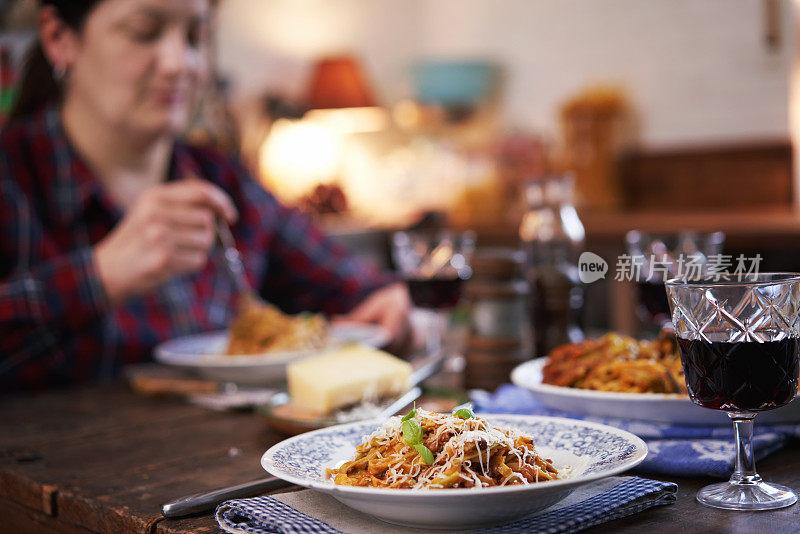 意大利肉酱和贝拉罗迪奶酪