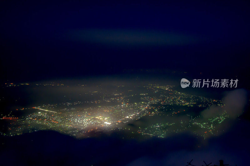 夜景来自布科山，Chichibu,Saitama