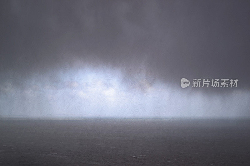 海上有暴雨