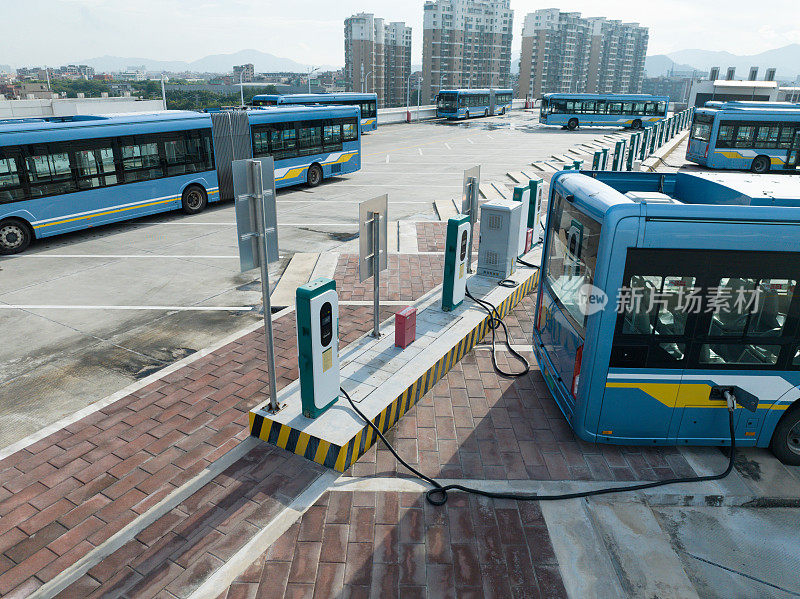 城市可持续发展，电动公交充电设施