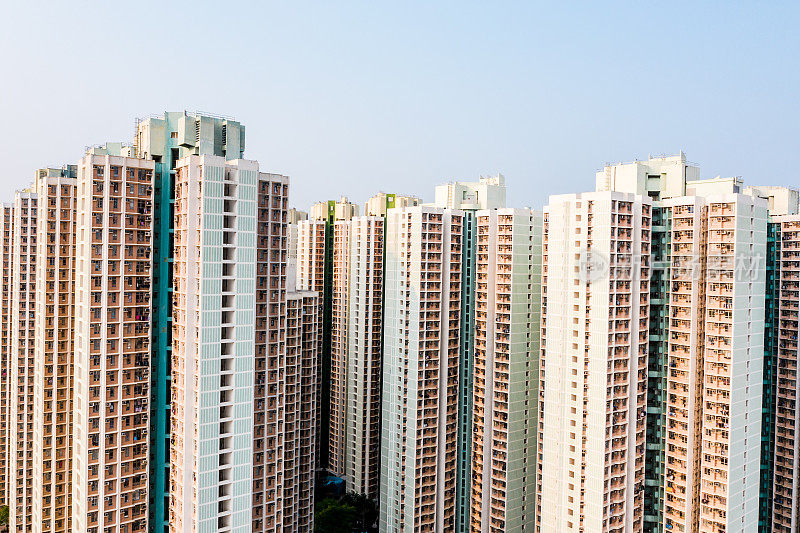 香港天水围的房屋