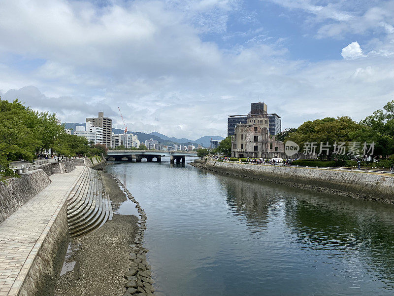 日本-广岛-元康河和原巴库Dôme(和平时期)