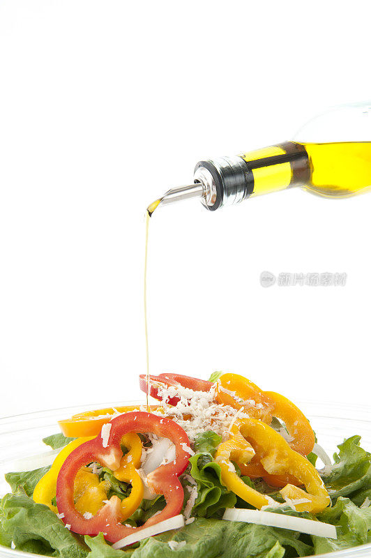 橄榄油和沙拉