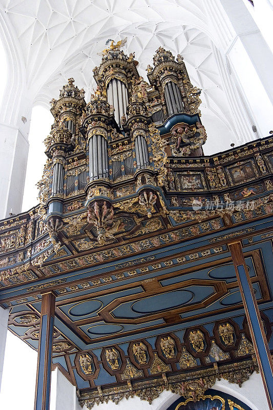 教堂风琴，格但斯克，波兰