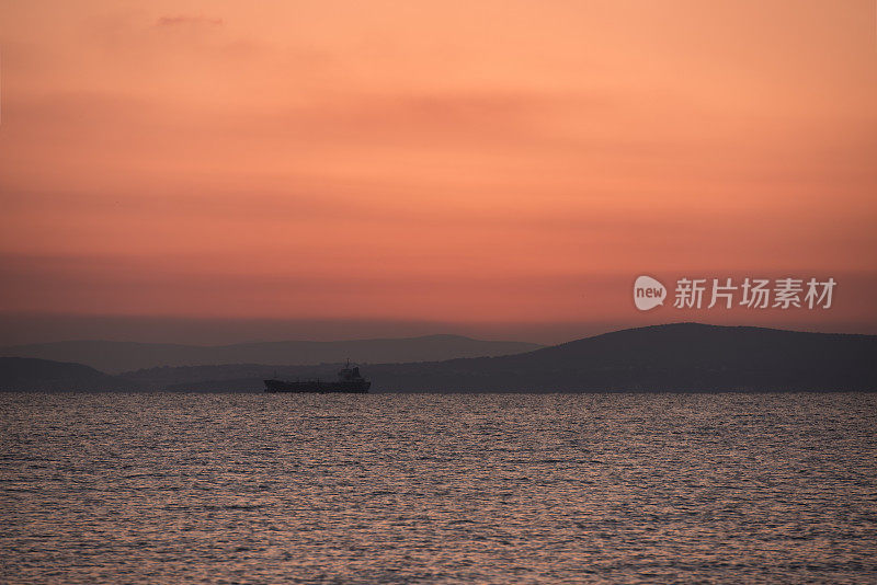 从希奥斯观看爱琴海和土耳其海岸