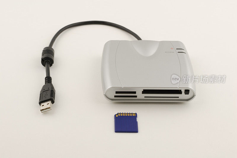 带SD的外接USB记忆卡读卡器