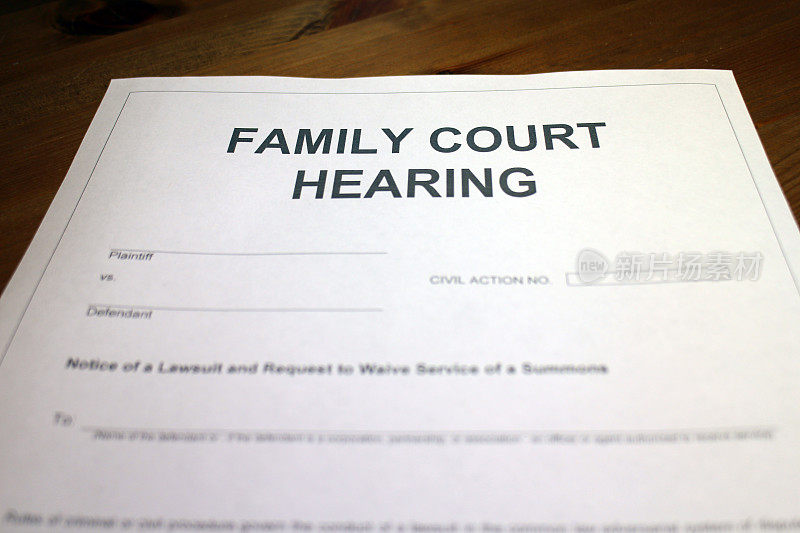 家庭法律法庭程序