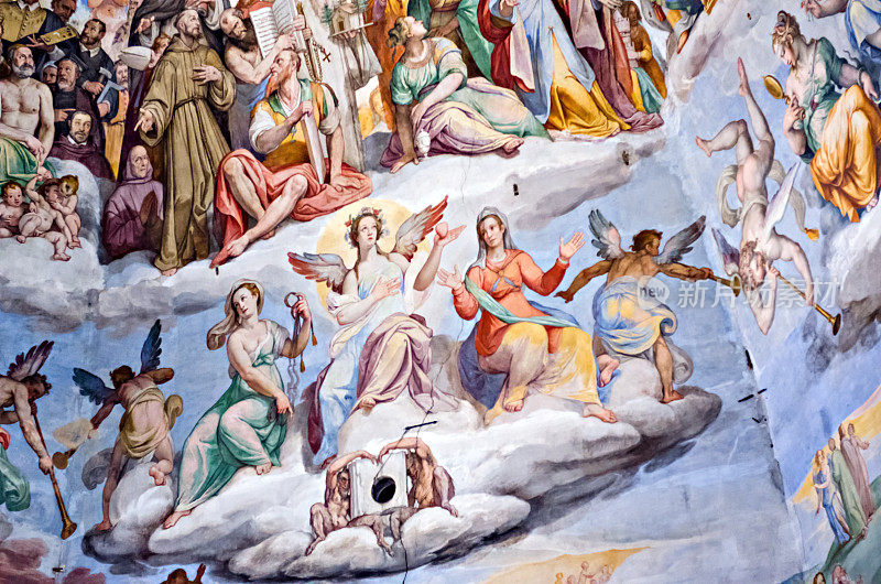 布鲁内莱斯基圆顶上的天使壁画