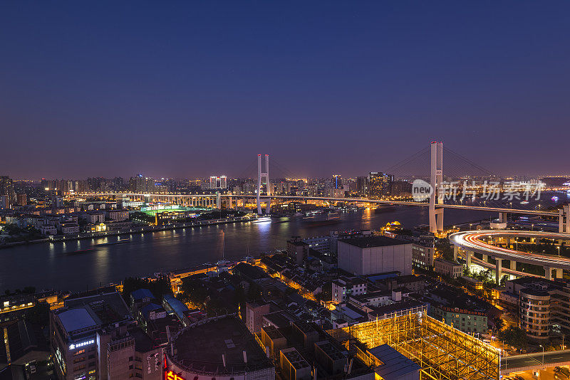 上海南浦大桥夜景