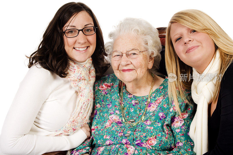 曾祖母和她的孙女XXL
