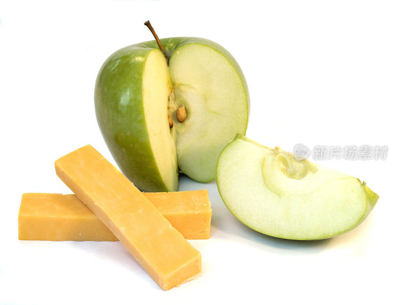 青苹果和奶酪