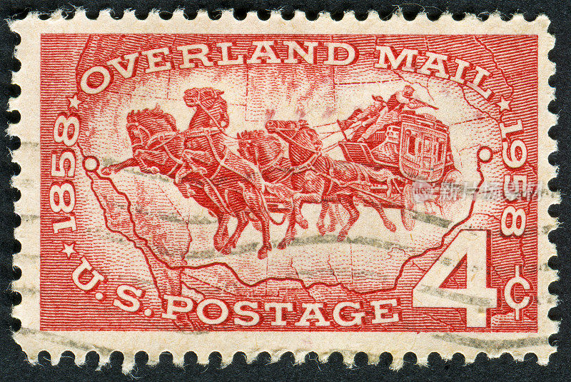 陆路邮件邮票