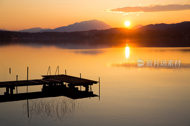 W湖的日落?rthersee