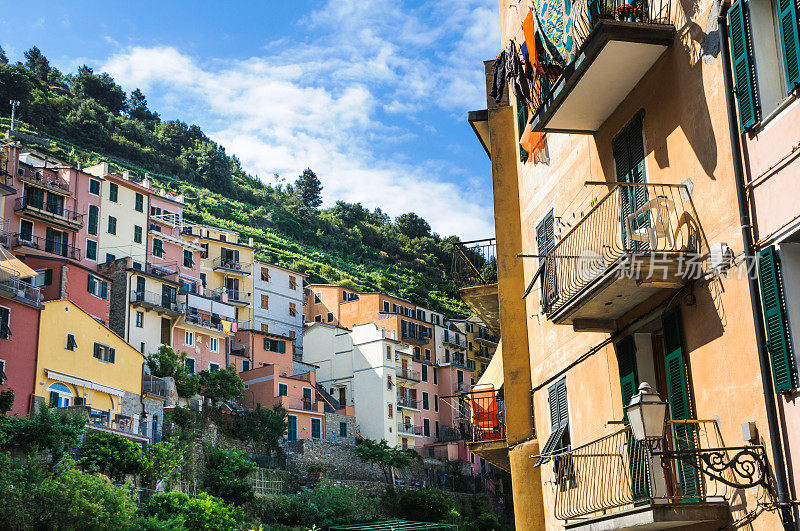 阳台的Manarola