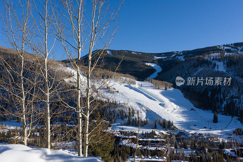 美国科罗拉多州维尔冬季滑雪