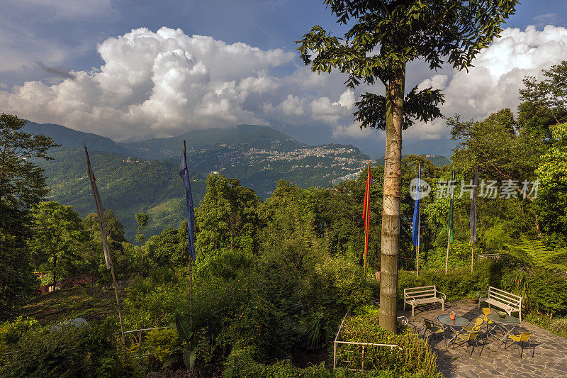 甘托克在锡金喜马拉雅山印度亚洲