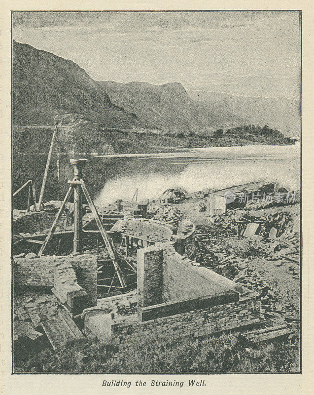 特尔米尔建造斜井1894