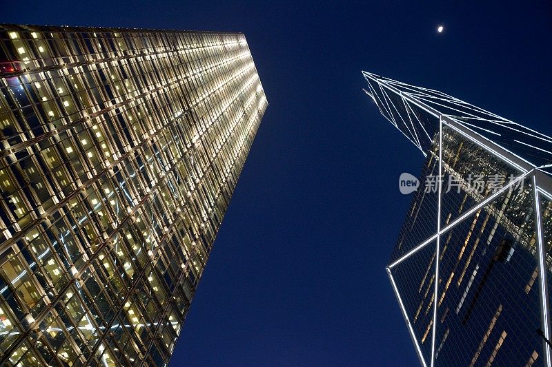 中银大厦及香港长江中心