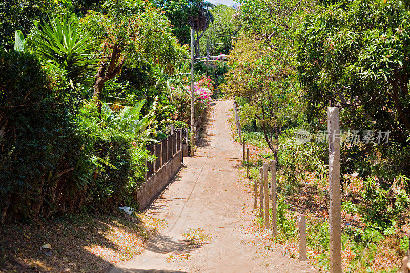 尼加拉瓜的乡村公路