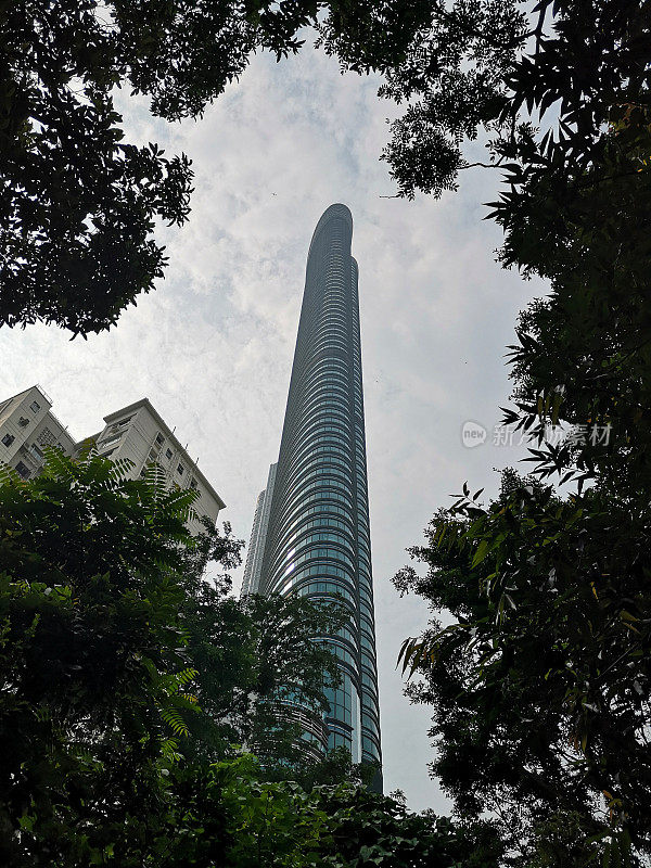 港岛跑马地高崖住宅摩天楼