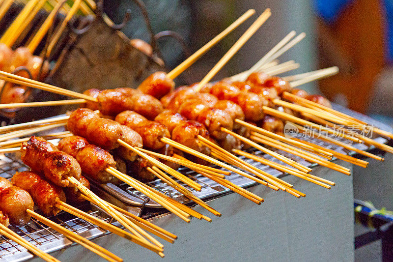 烤猪肉肉丸串出售