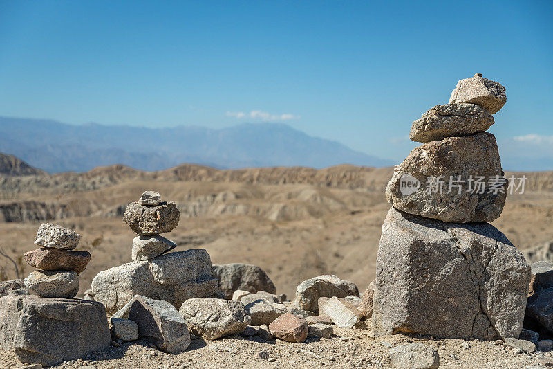 科切拉山谷棕榈泉附近的凯恩斯徒步旅行路线