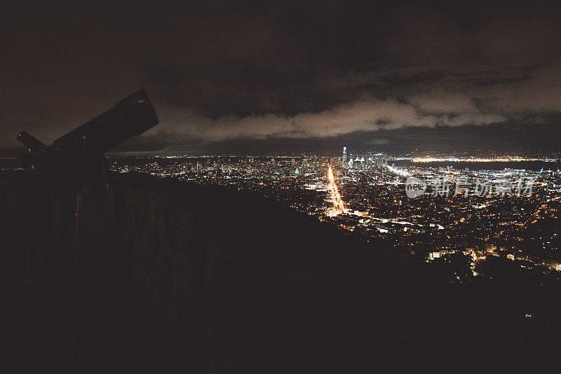 旧金山的夜景