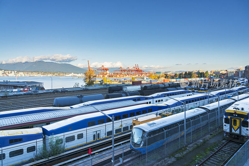 货运铁路运输和温哥华港