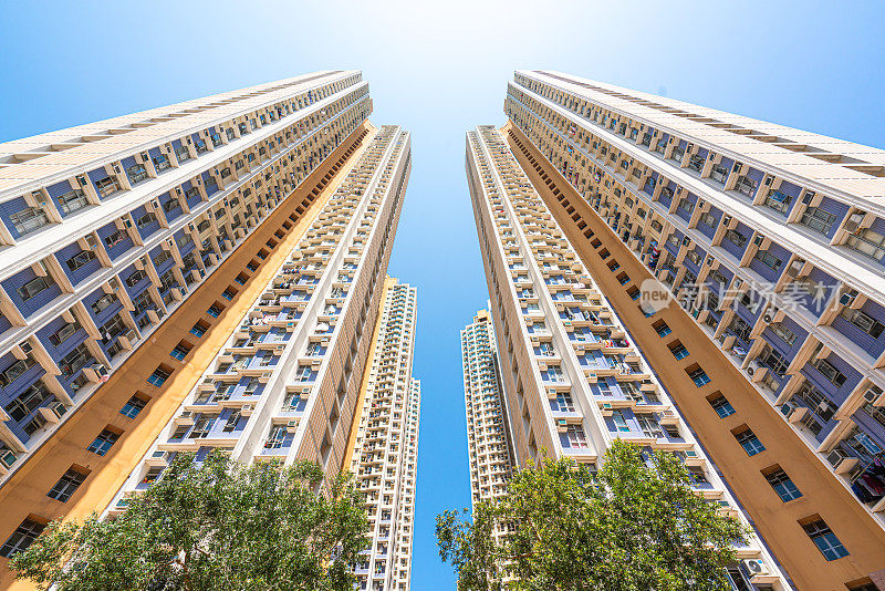 香港拥挤的房屋