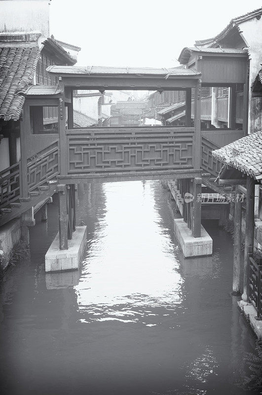 中国乌镇桐乡桥中式建筑